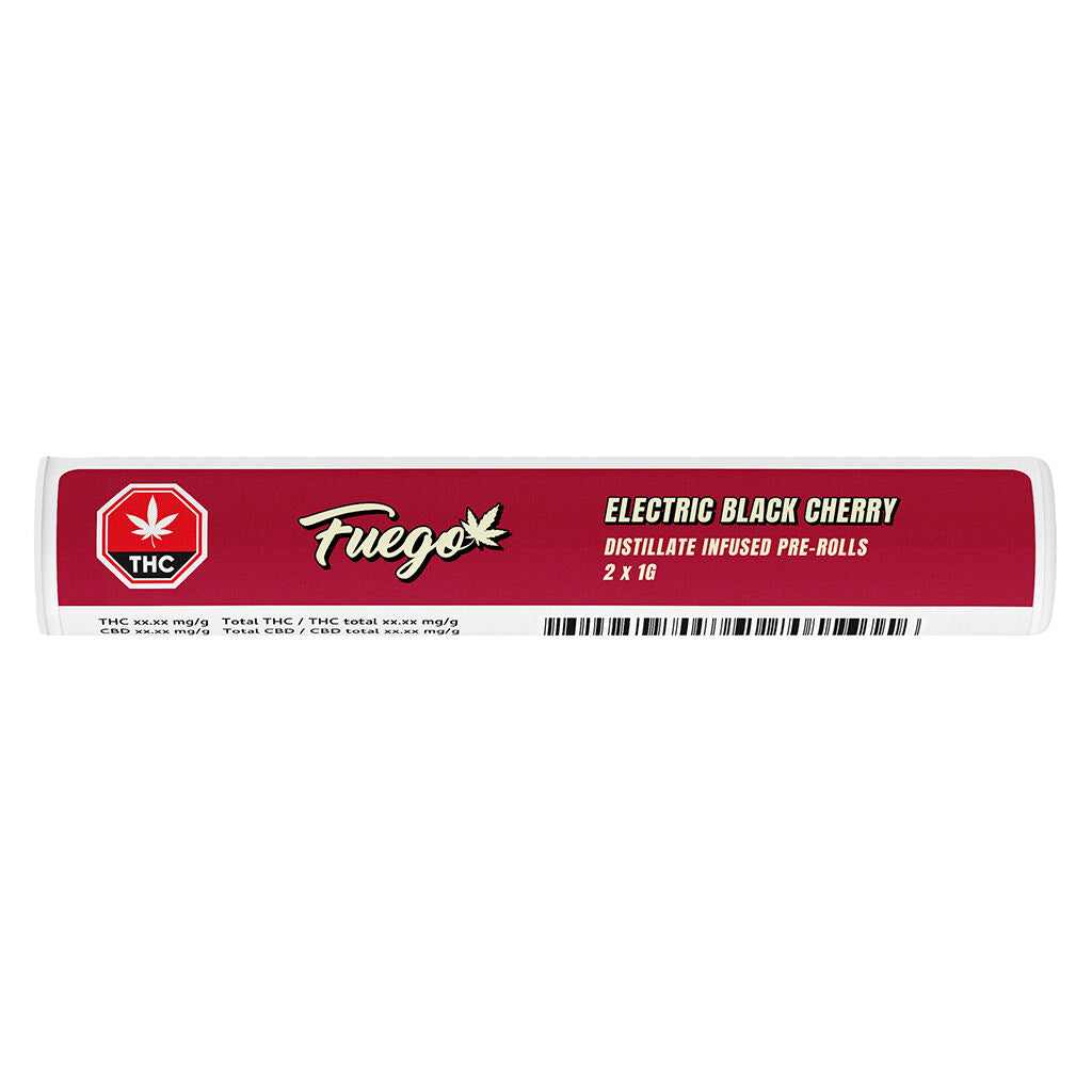 Electric Black Cherry Distillate Infused Pre-Roll - 