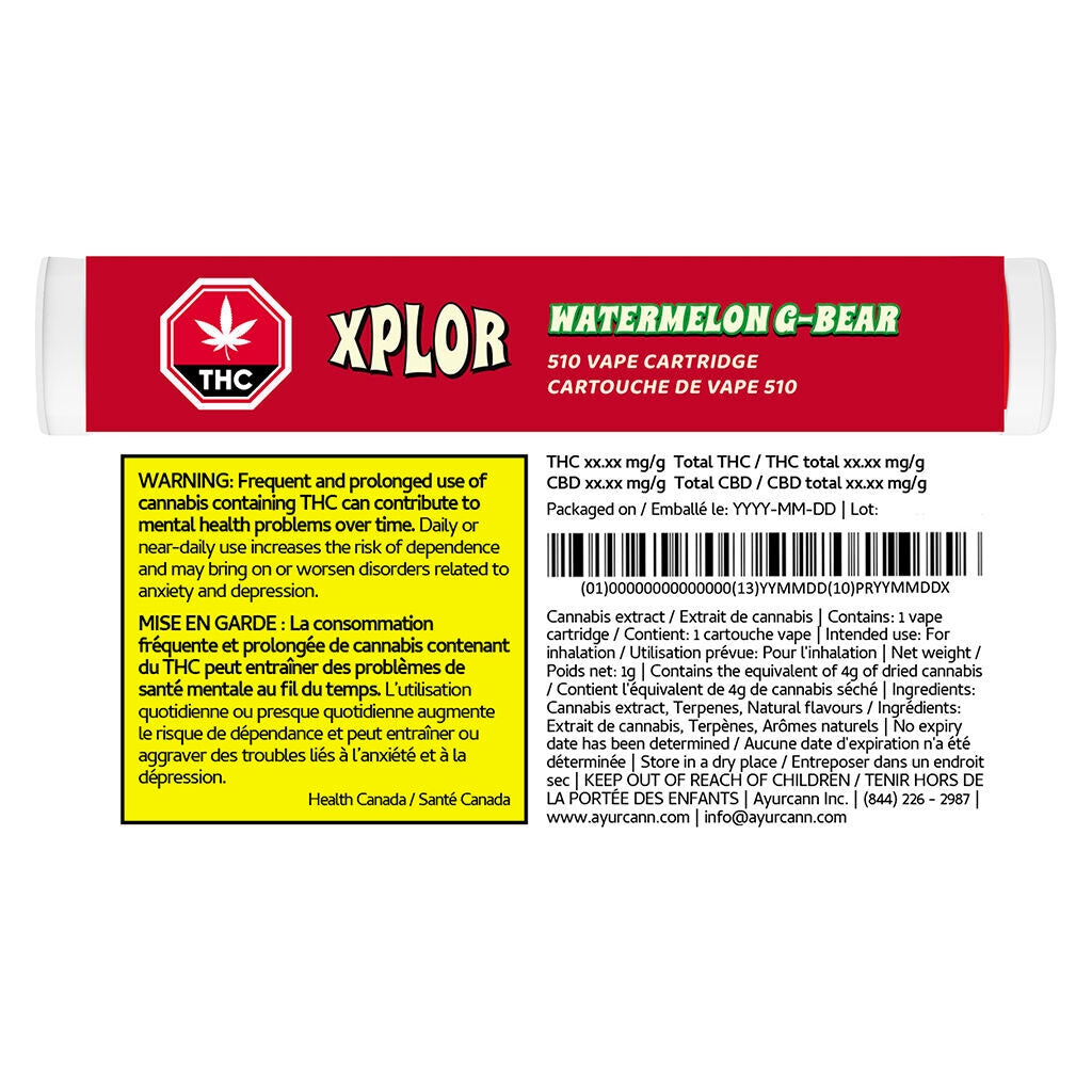 Watermelon G-Bear 510 Cartridge - 