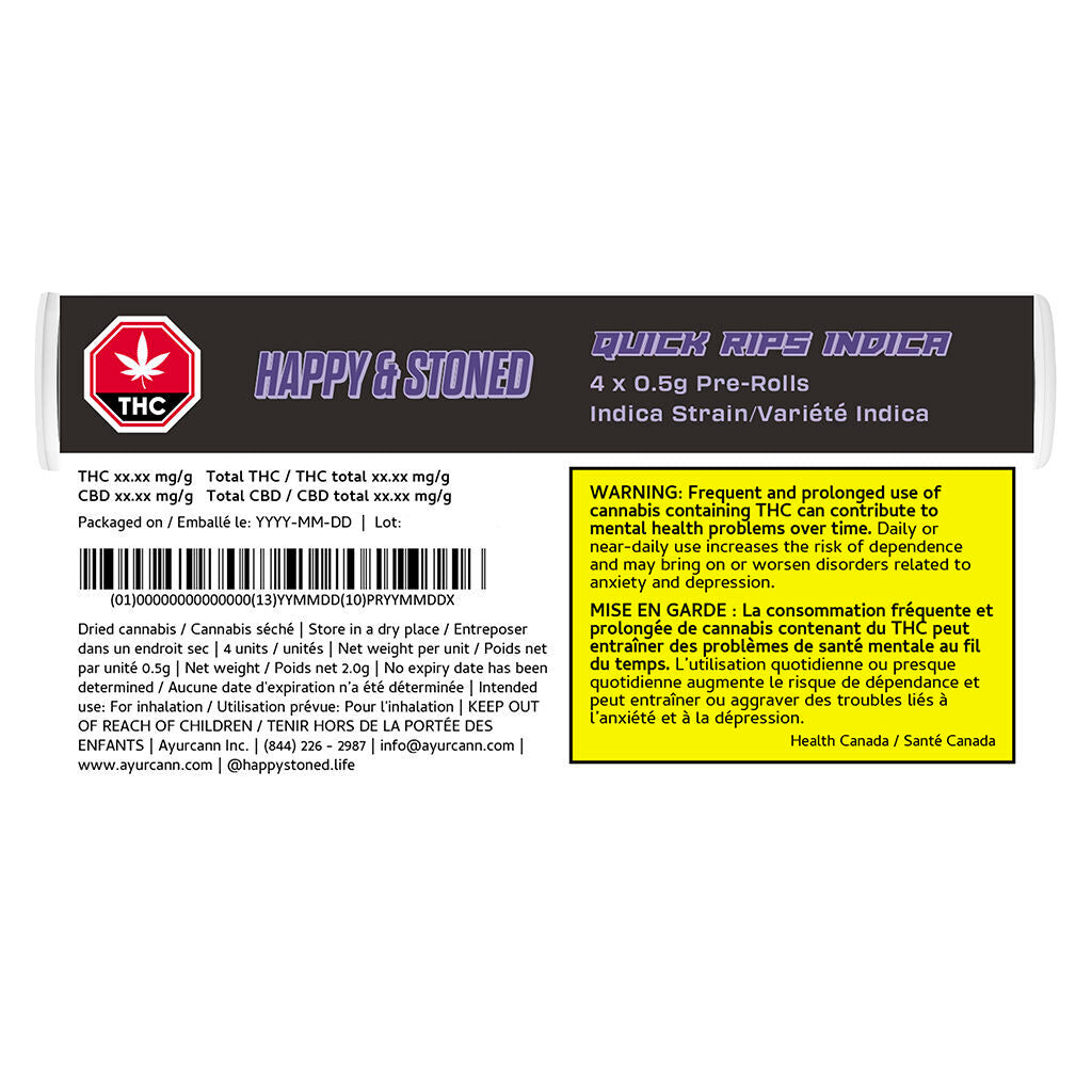 Quick Rips Indica Pre-Roll - 