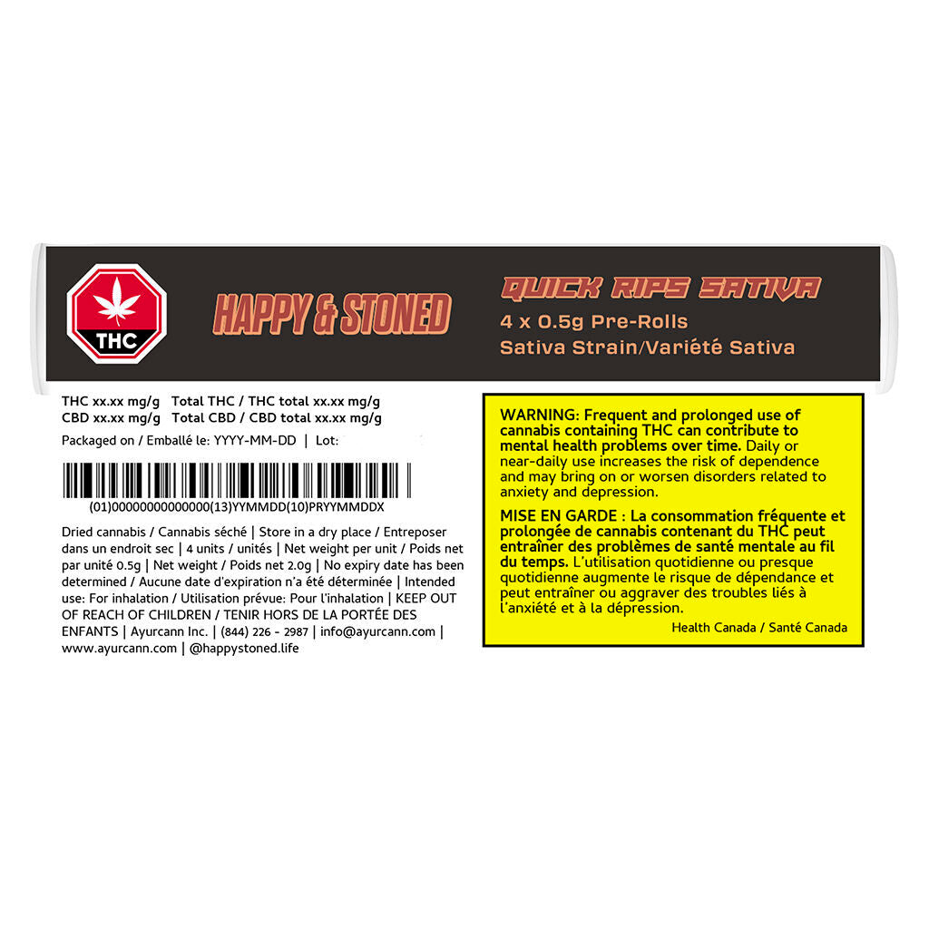 PRÉROULÉ QUICK RIPS SATIVA