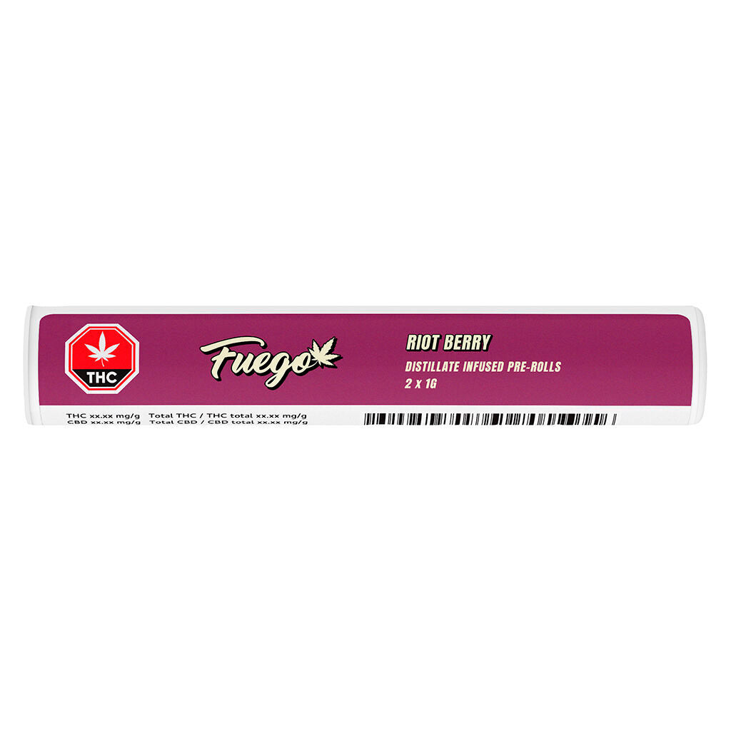 Riot Berry Distillate Infused Pre-Roll - 