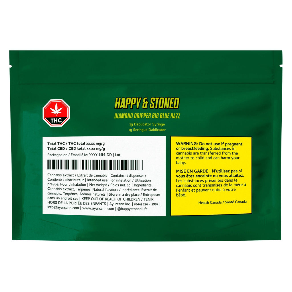 Big Blue Razz Diamond Dripper - 