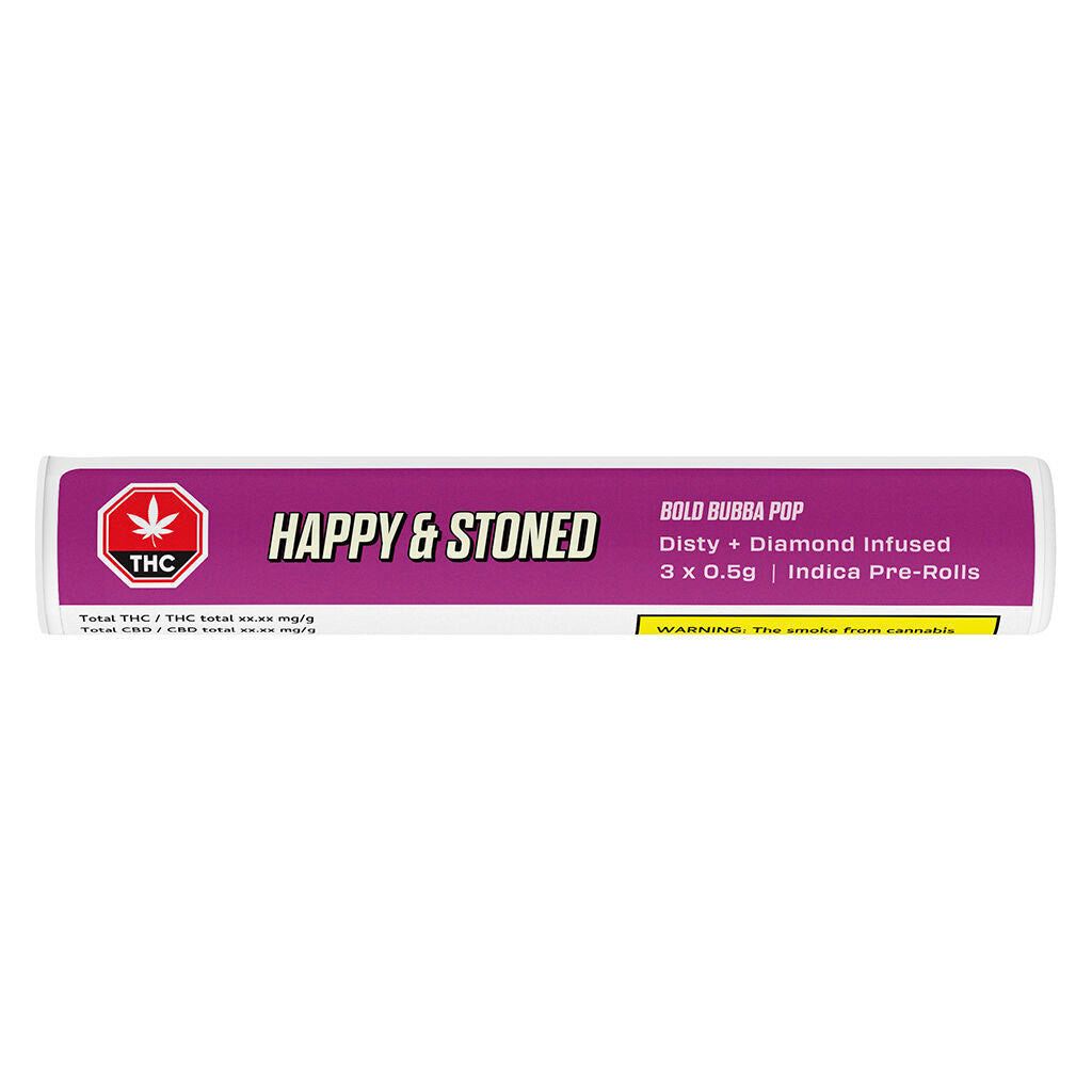 Bold Bubba Pop Disty + Diamond Infused Pre-Roll - 