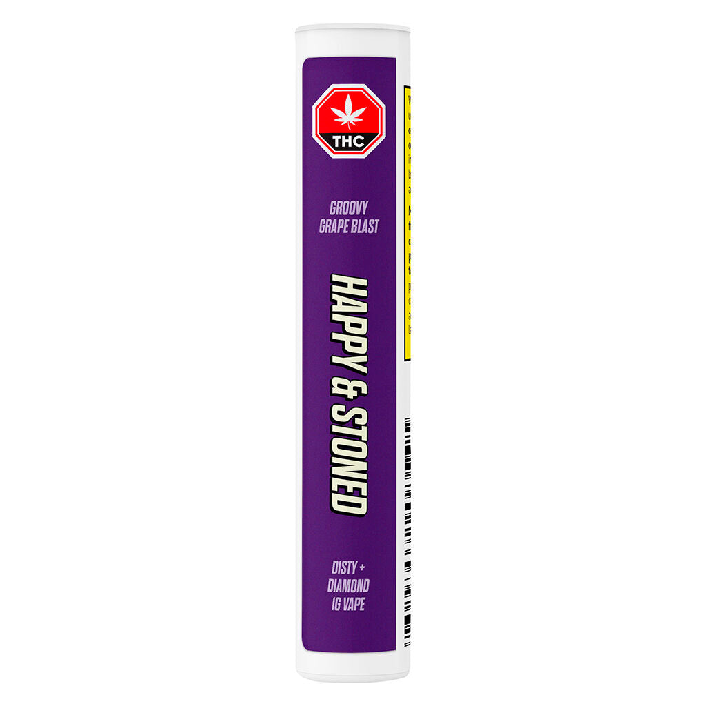 Groovy Grape Blast Disty + Diamond Vape 510 Thread Cartridge - 