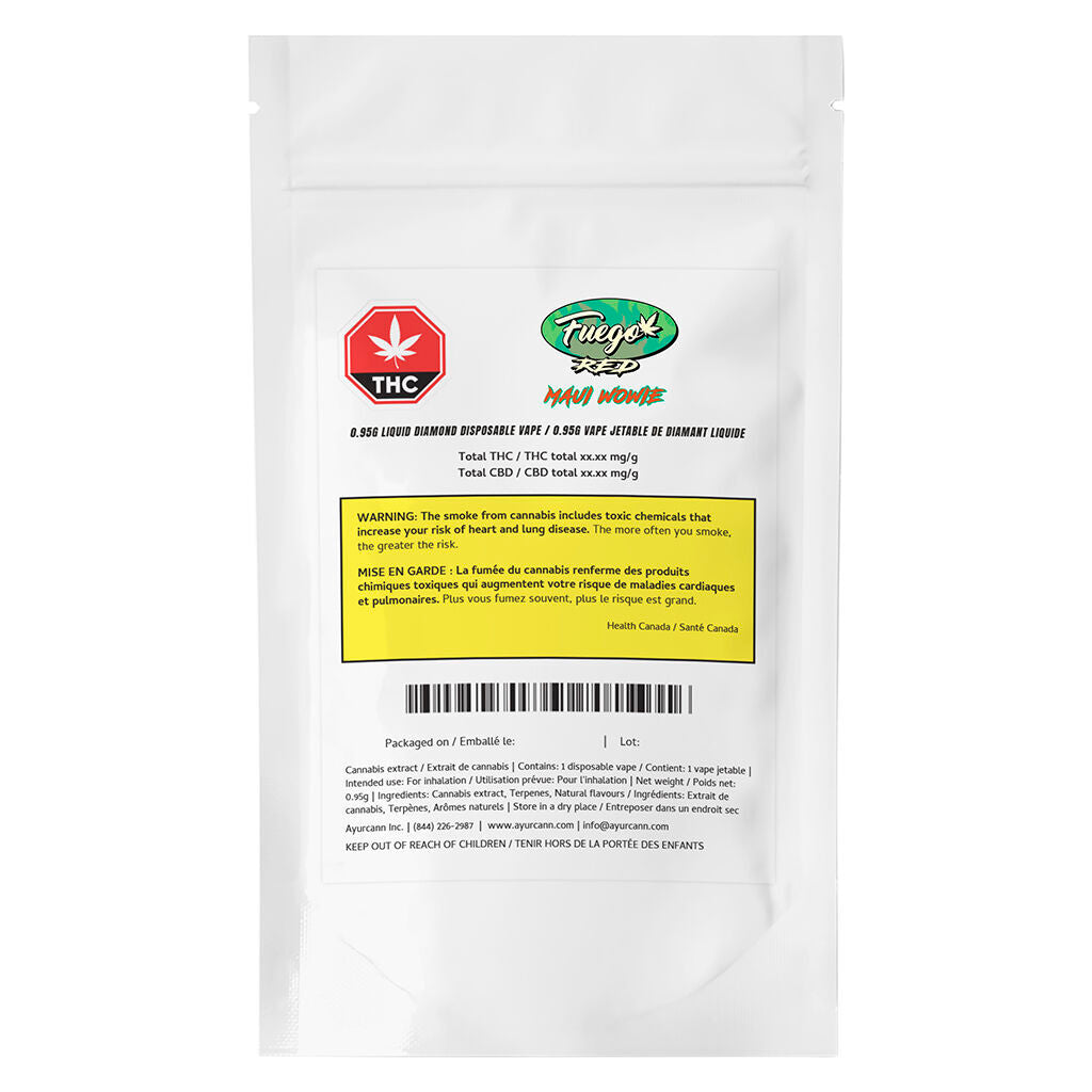 Maui Wowie Liquid Diamond Disposable AIO - 