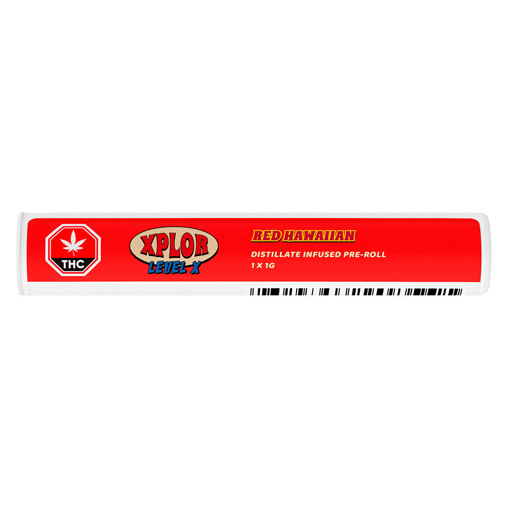 Red Hawaiian Distillate Infused Pre-Roll - 