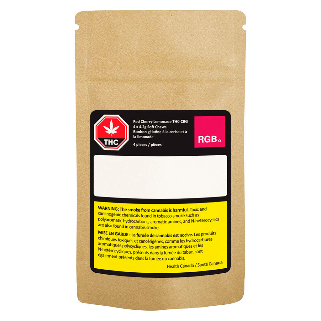 Red: Cherry-Lemonade Hash Rosin THC-CBG Gummies - 