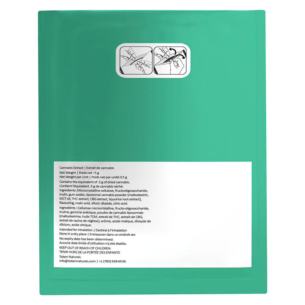Spearmint 4 :1 THC CBG Pouches