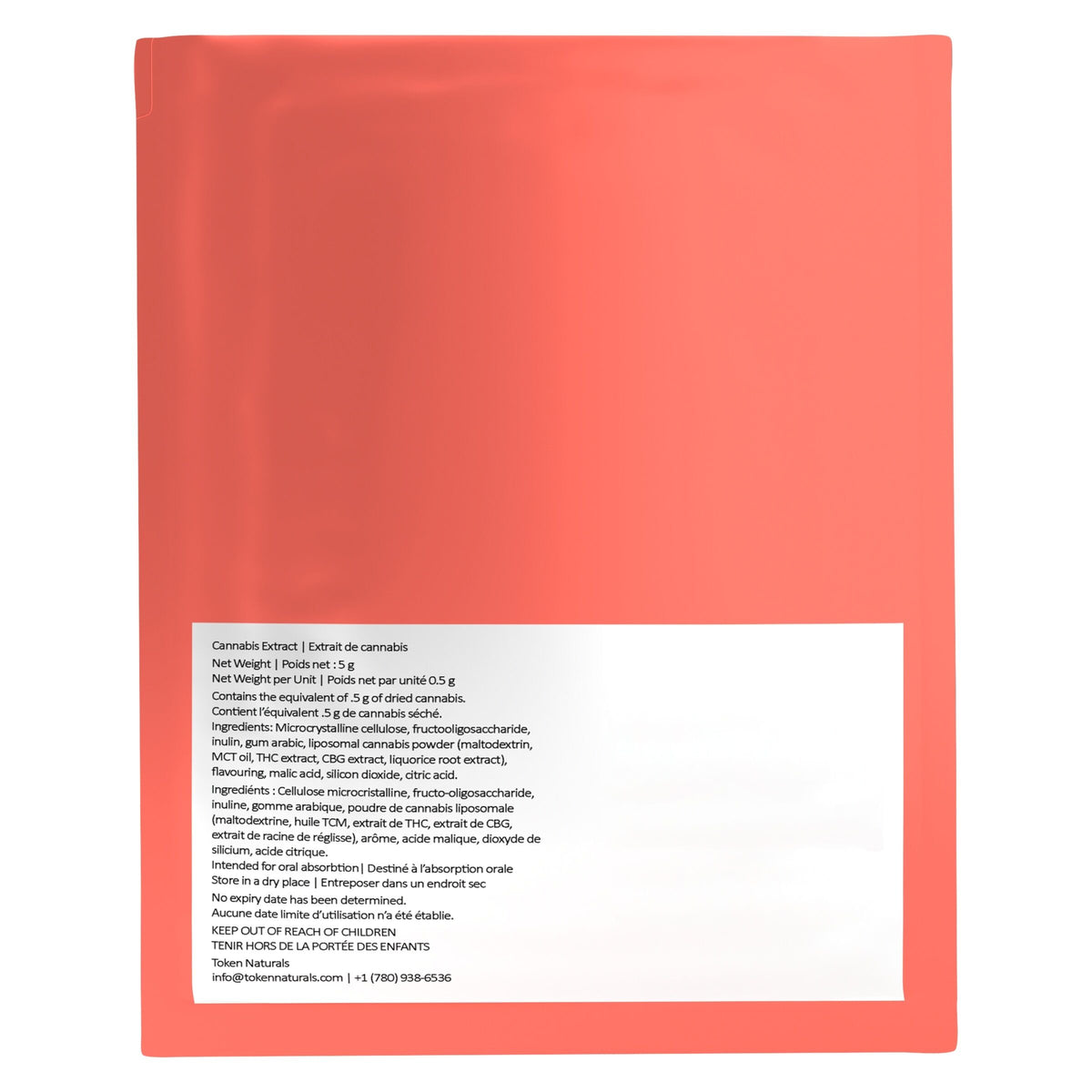 Watermelon Ice 4 THC: 1 CBG Oral Pouches