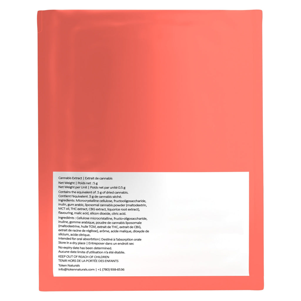 Watermelon Ice 4 THC: 1 CBG Oral Pouches - 