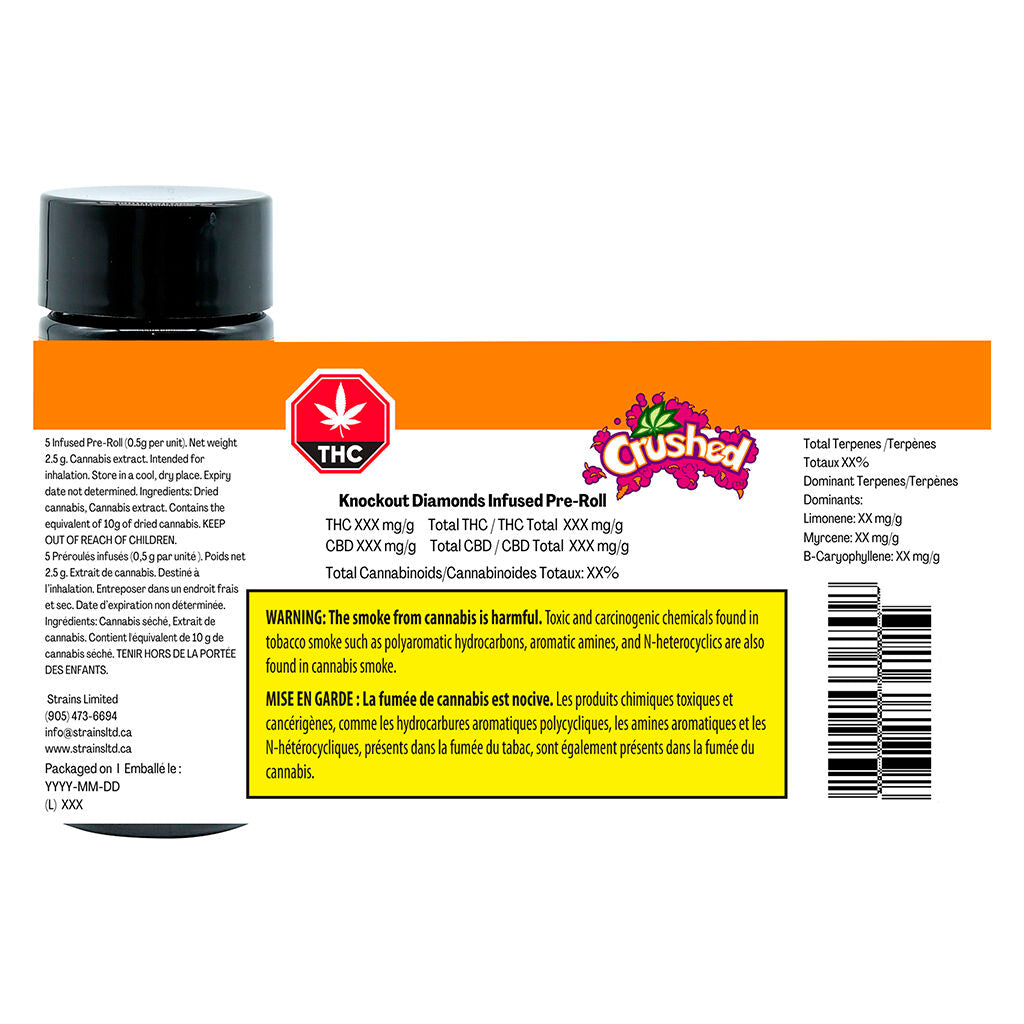 Knockout Diamonds Infused Pre-Roll - 