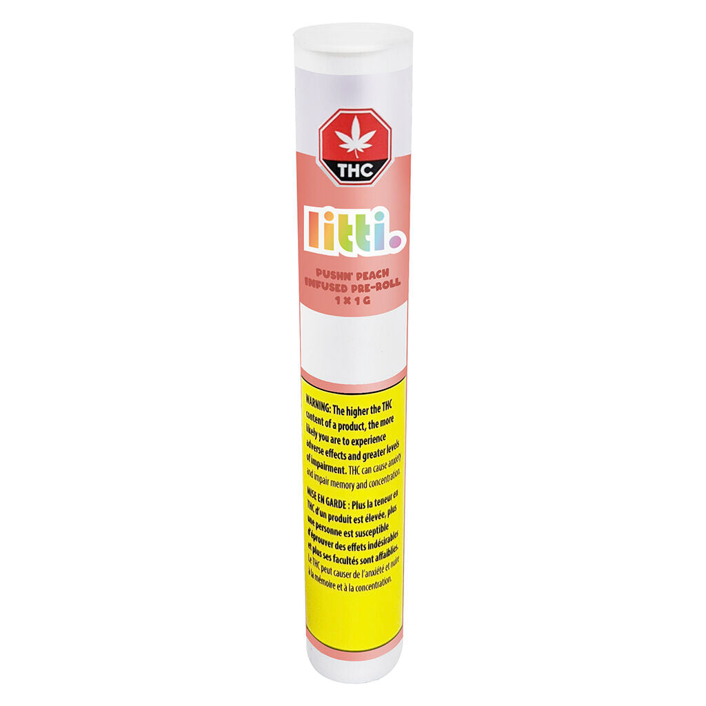 Pushn' Peach Infused Pre-Roll - 