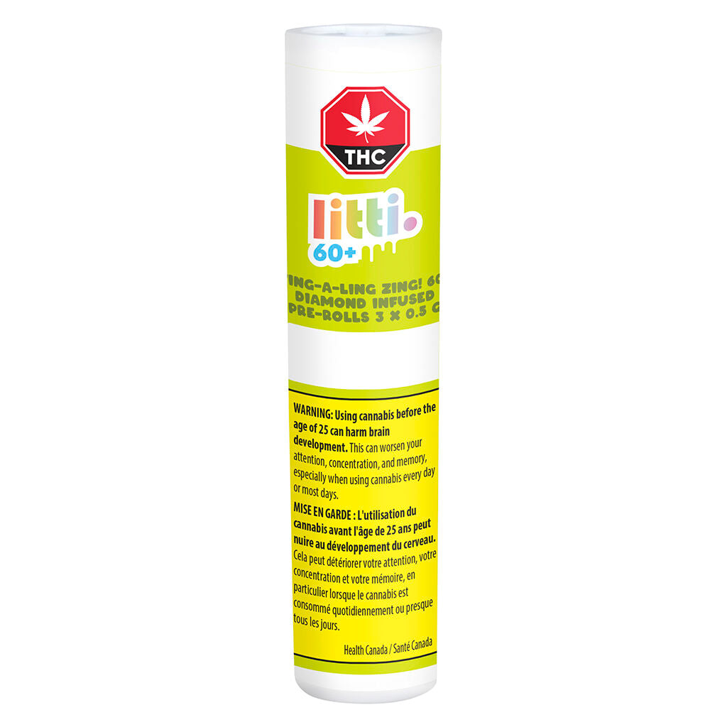 Ting-a-ling Zing! 60+ Diamond Infused Pre-Roll - 