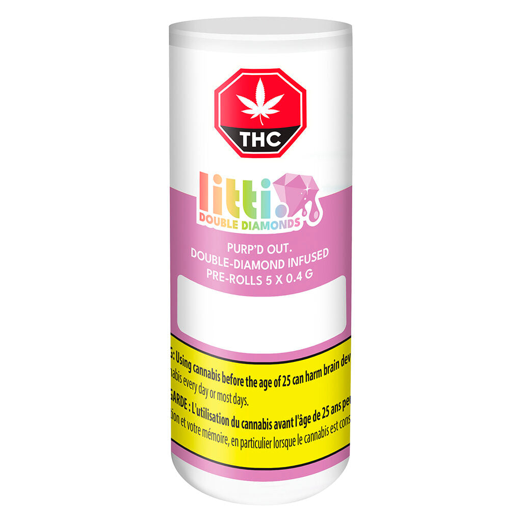 Purp'd Out Double Diamond Infused Pre-Roll - 