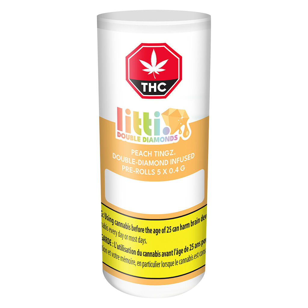 Peach Tingz Double Diamond Infused Pre-Roll - 