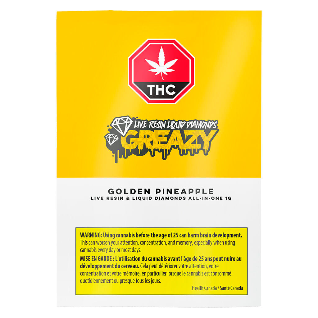 Golden Pineapple Live Resin & Liquid Diamonds All-in-One - 
