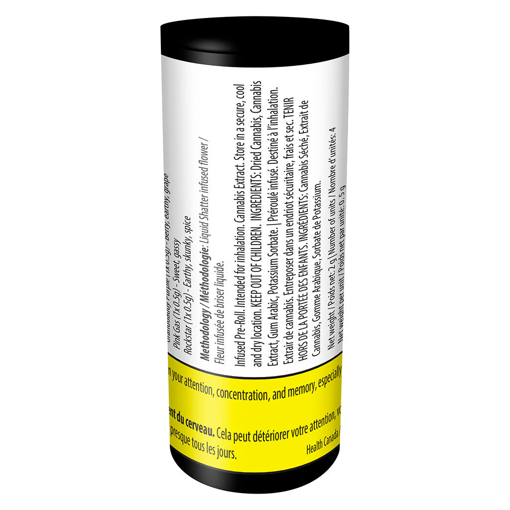 Shatter Diamonds & Kief Triple Infused Pre-Roll Taster Pack