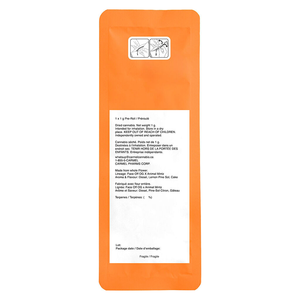 Animal Face Ceramic Tip Pre-Roll - 