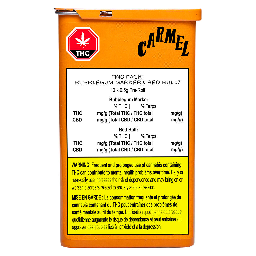 Two Pack: Bubblegum Marker & Red Bullz Pre-Roll - 