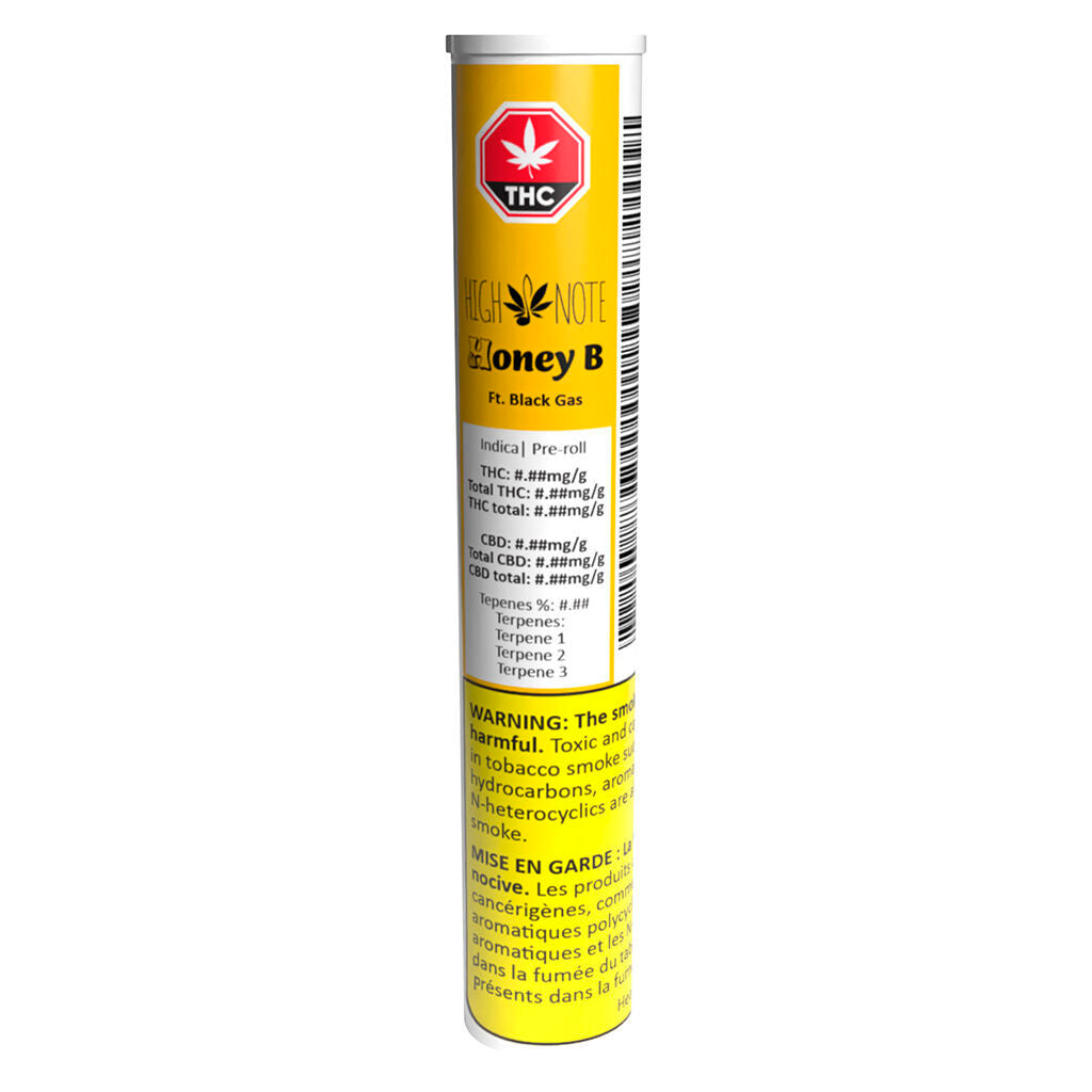 Honey B Ft Black Gas Pre-Roll - 