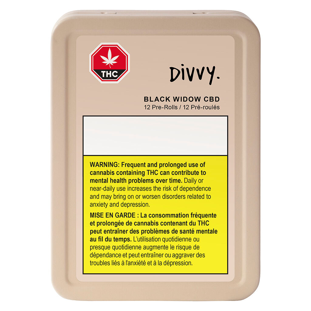 Black Widow CBD Pre-Roll - 