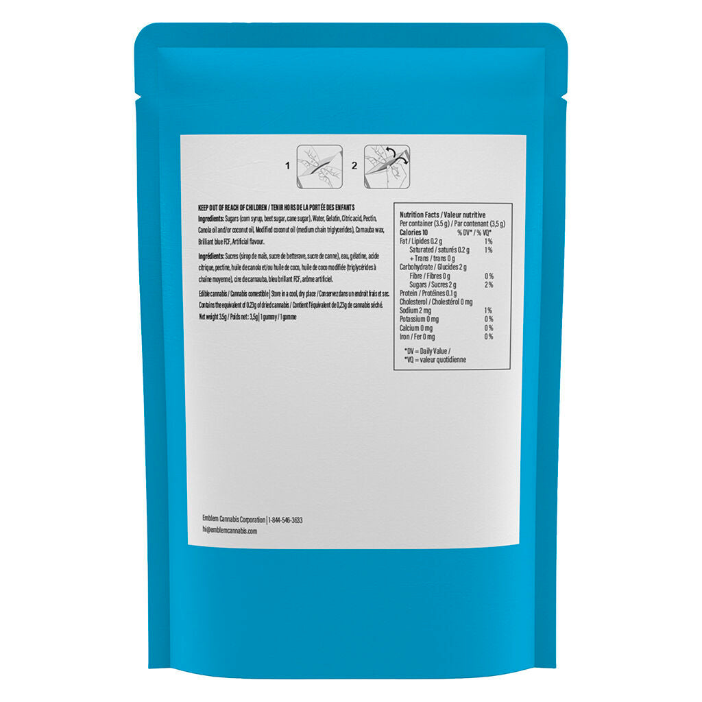 Blue Razz Indica Gummy - 