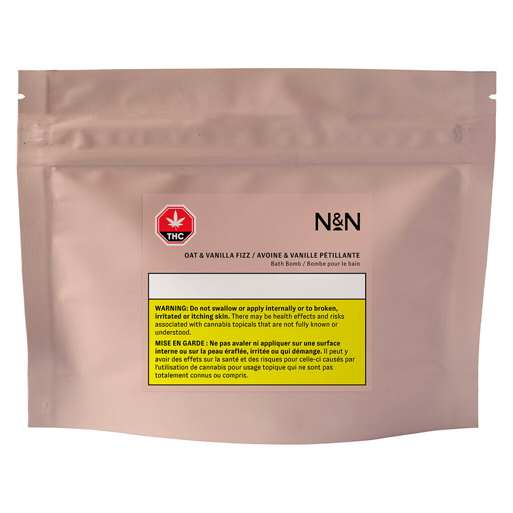 Oat & Vanilla Fizz Bath Bomb - 