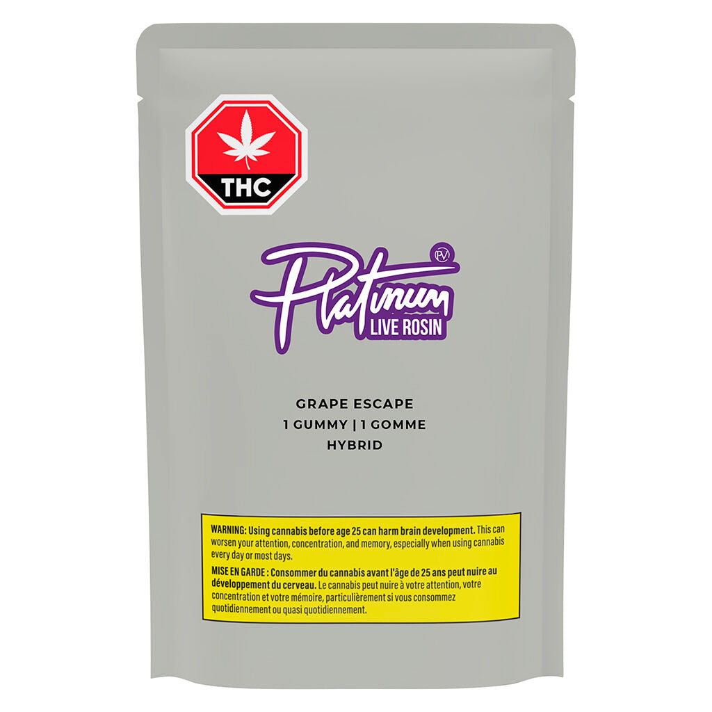 Grape Escape Live Rosin Gummy - 