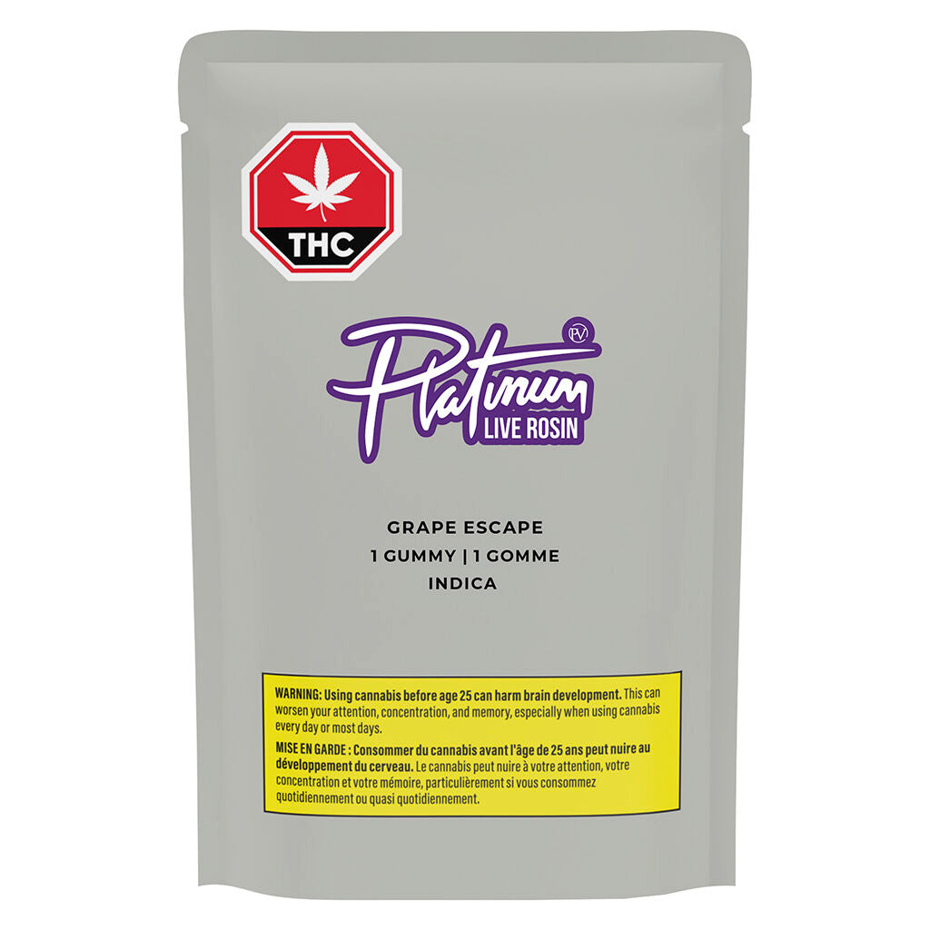 Grape Escape Live Rosin Gummy