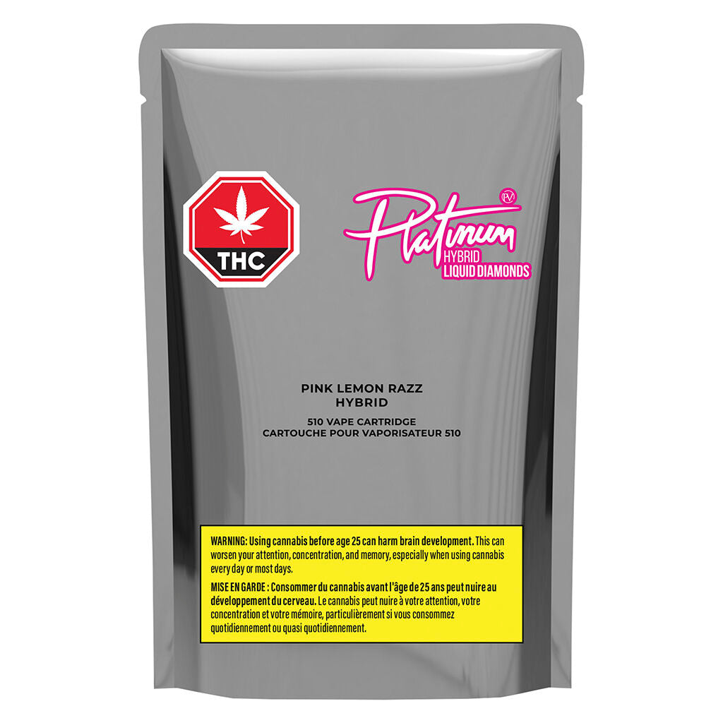 Pink Lemon Razz Liquid Diamond 510 Thread Cartridge - 