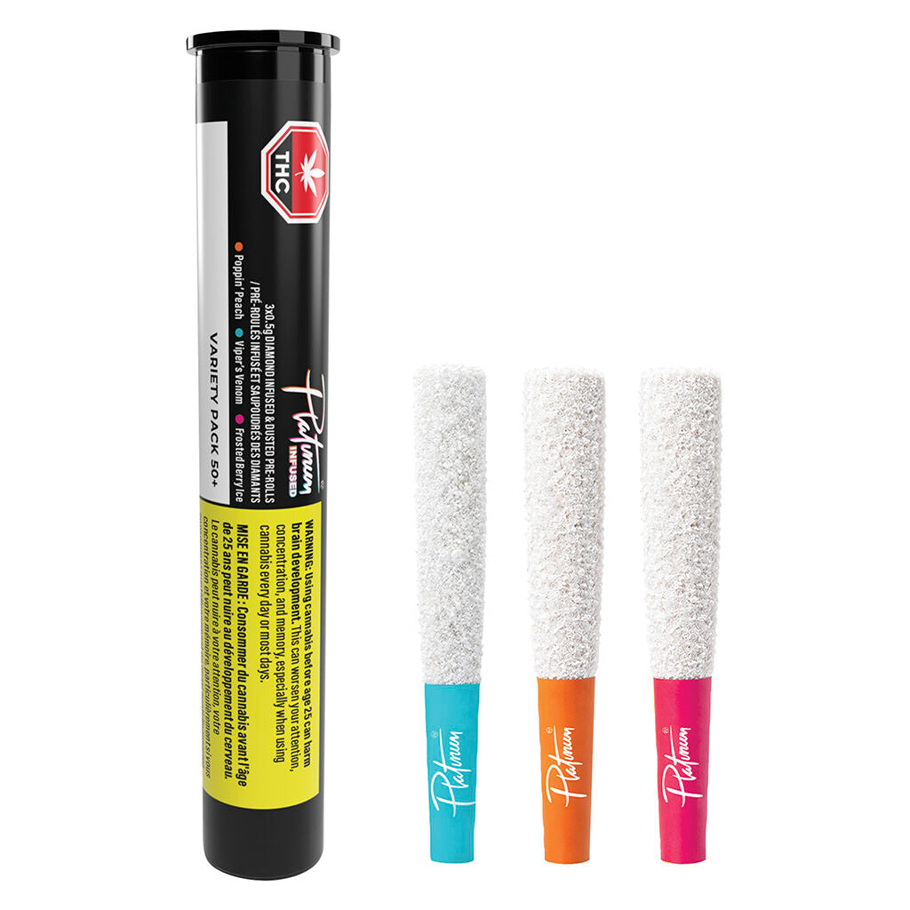 Variety Pack 50+ Diamond Infused & Dusted Pre-Roll - 