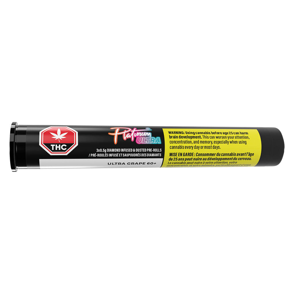 Ultra Grape 60+ Diamond Infused & Dusted Pre-Roll - 