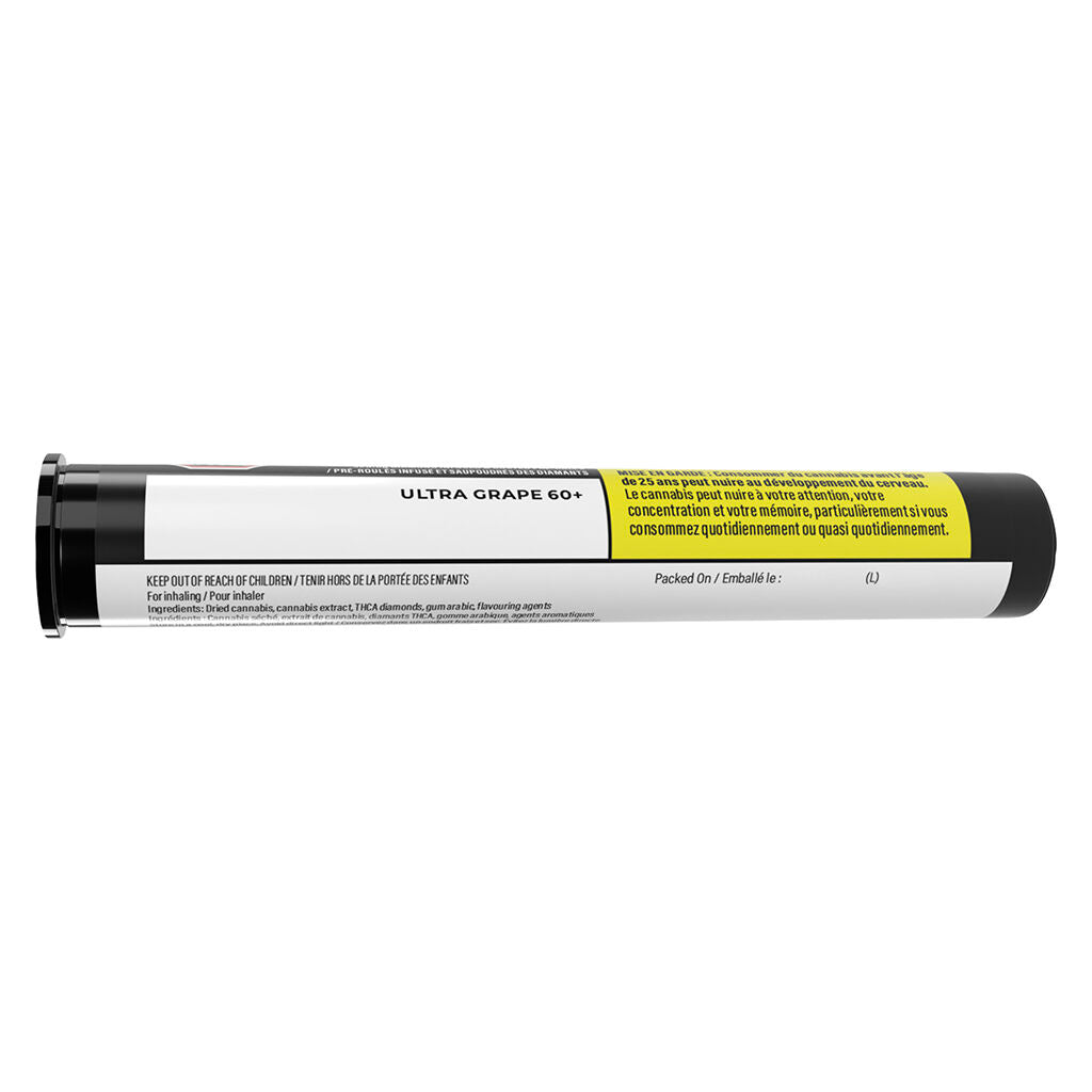 Ultra Grape 60+ Diamond Infused & Dusted Pre-Roll - 