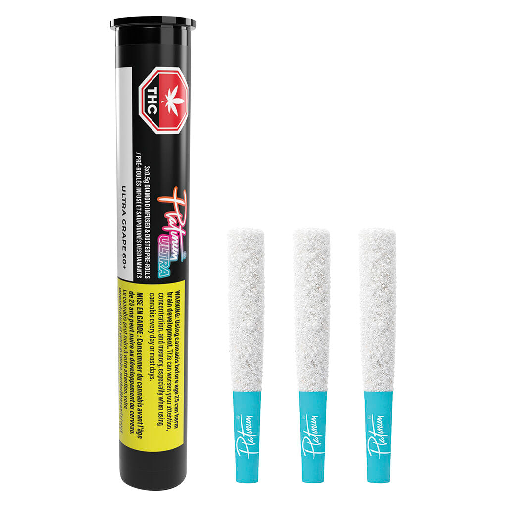 Ultra Grape 60+ Diamond Infused & Dusted Pre-Roll - 