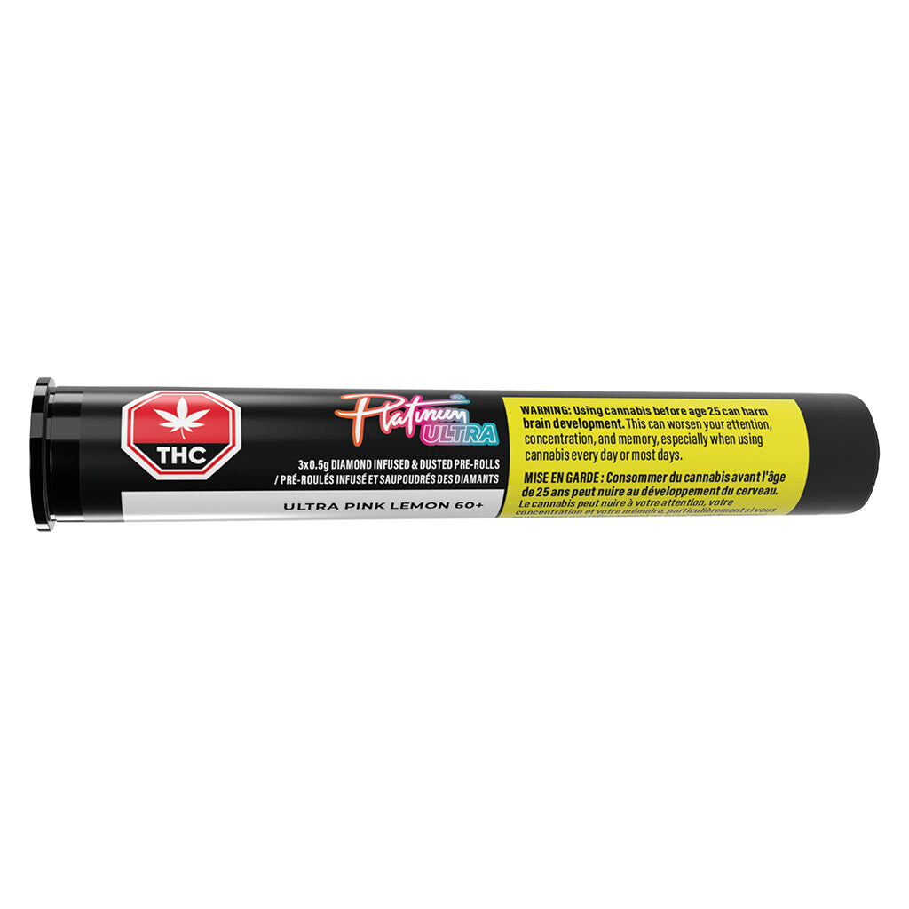 Ultra Pink Lemon 60+ Diamond Infused & Dusted Pre-Roll - 