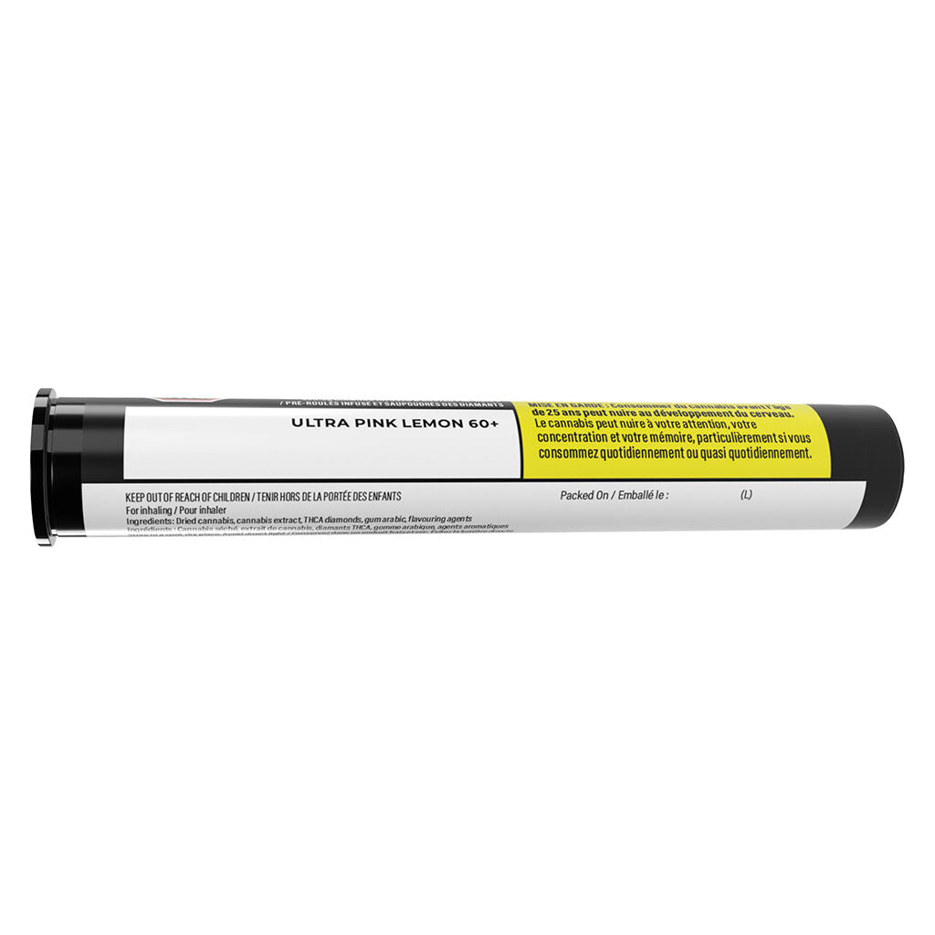 Ultra Pink Lemon 60+ Diamond Infused & Dusted Pre-Roll - 