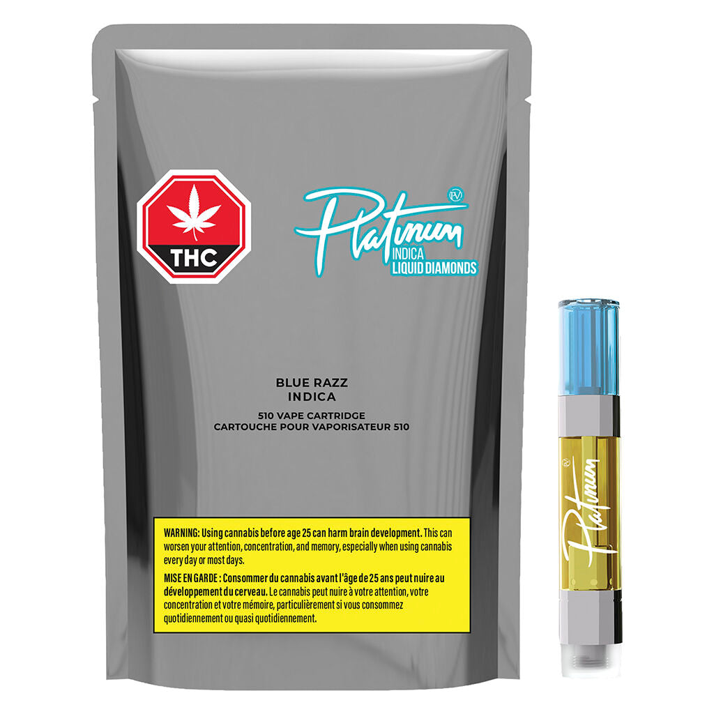 Blue Razz Liquid Diamond 510 Thread Cartridge