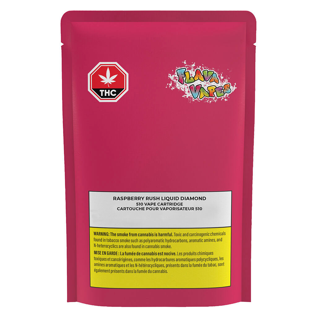 Cartouche à filetage 510 aux diamants Raspberry Rush