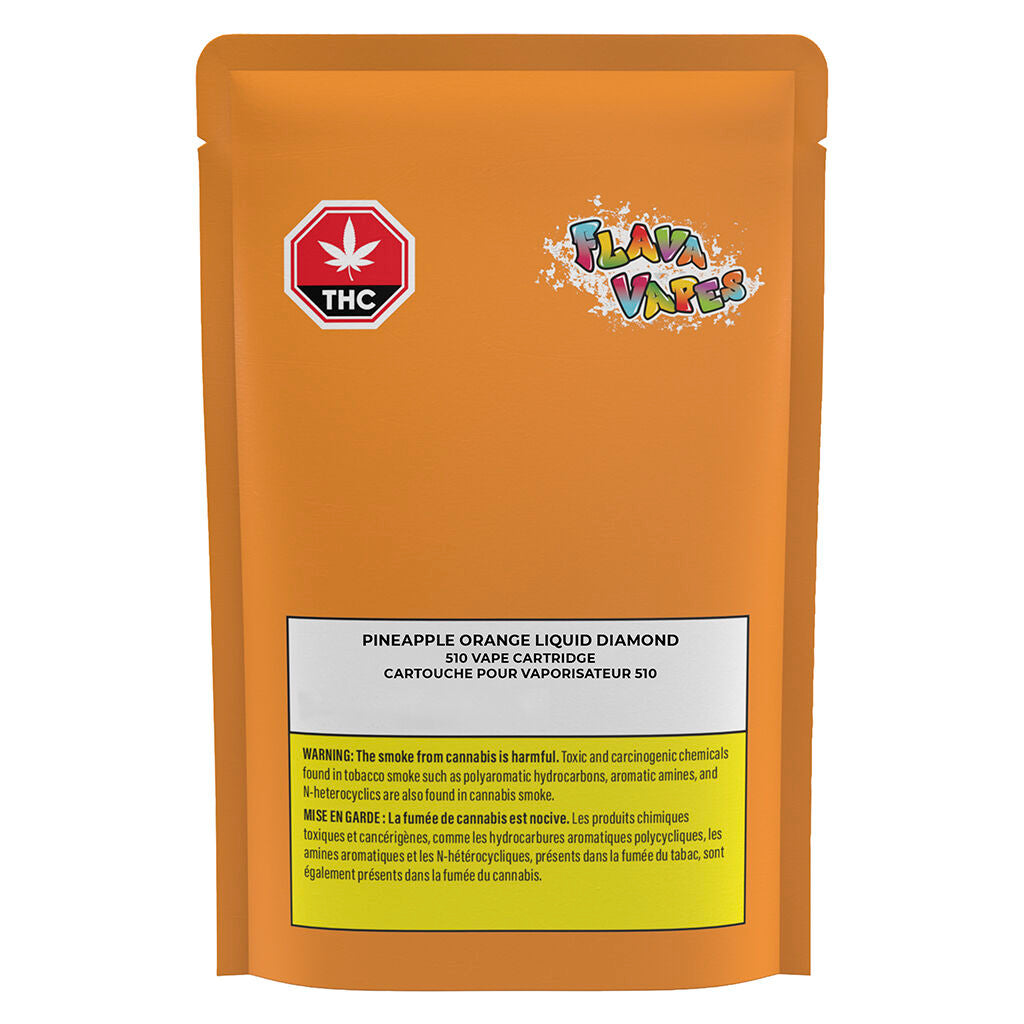 Pineapple Orange Liquid Diamond 510 Thread Cartridge