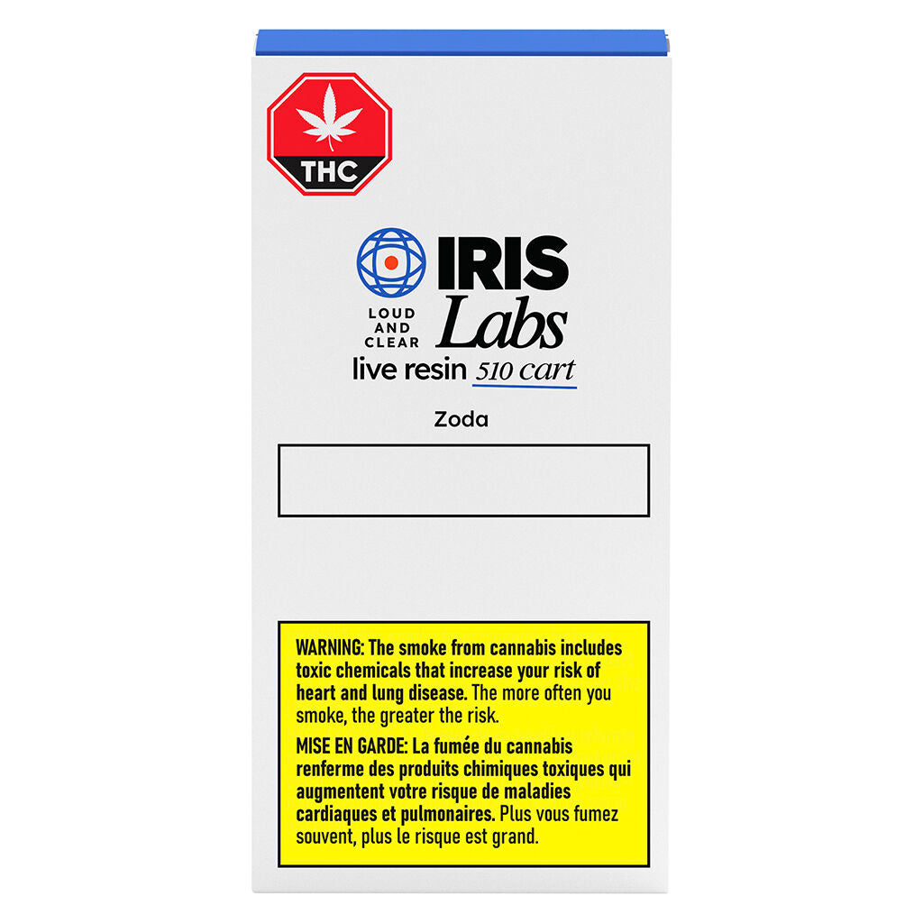 ZODA 100% Live Resin 510 Thread Cartridge - 