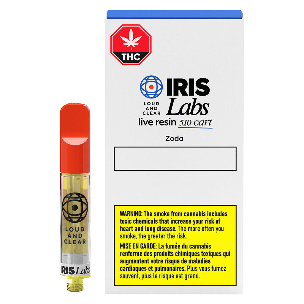 ZODA 100% Live Resin 510 Thread Cartridge - 