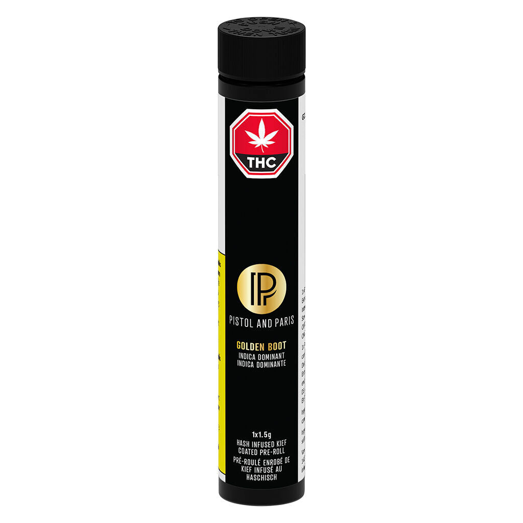 Golden Boot Hash Infused Kief Coated Infused Pre-Roll - 