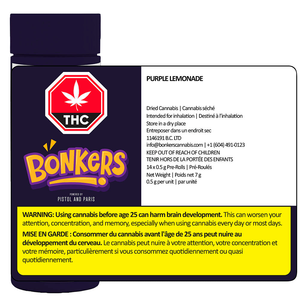 Purple Lemonade Pre-Roll - 