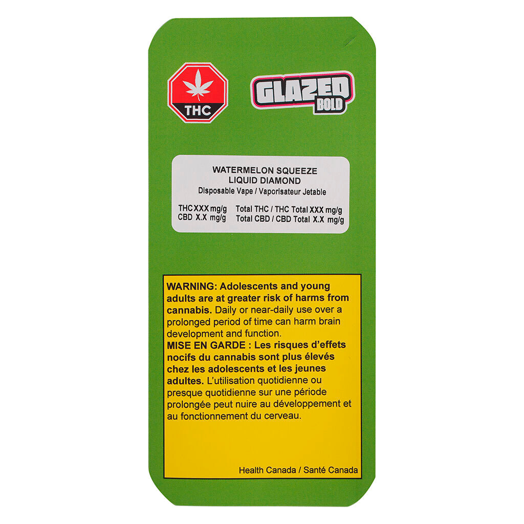 Watermelon Squeeze Liquid Diamond Aio Disposable - 