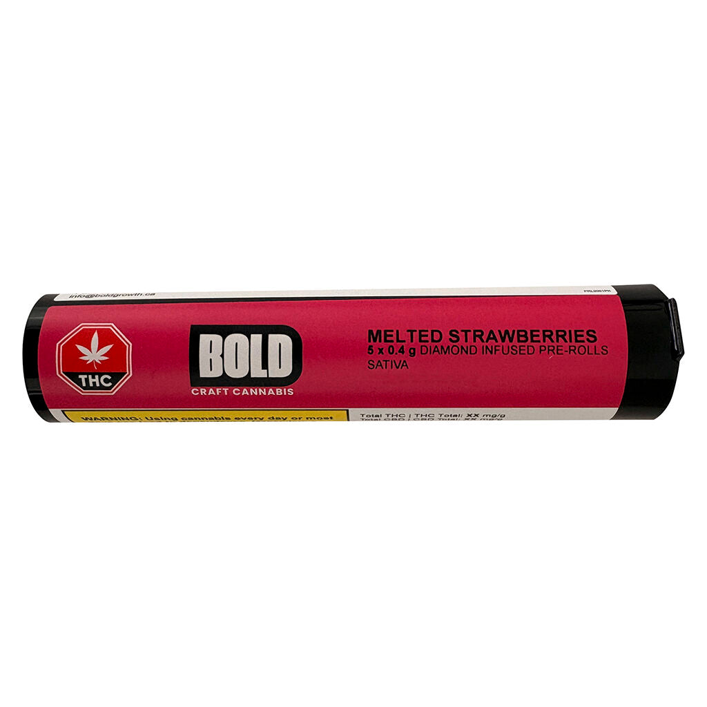 Melted Strawberries Diamond Infused Pre-Roll - 