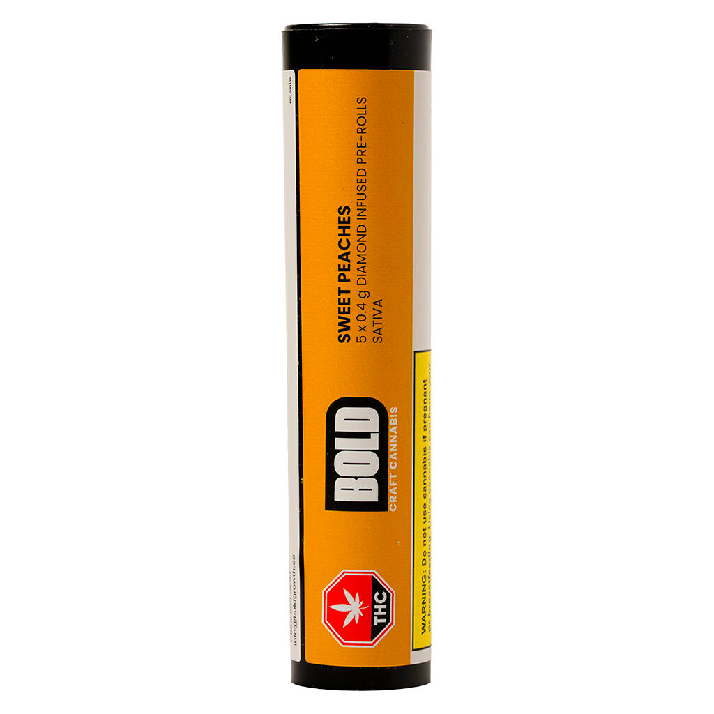 Sweet Peaches Diamond Infused Pre-Rolls - 