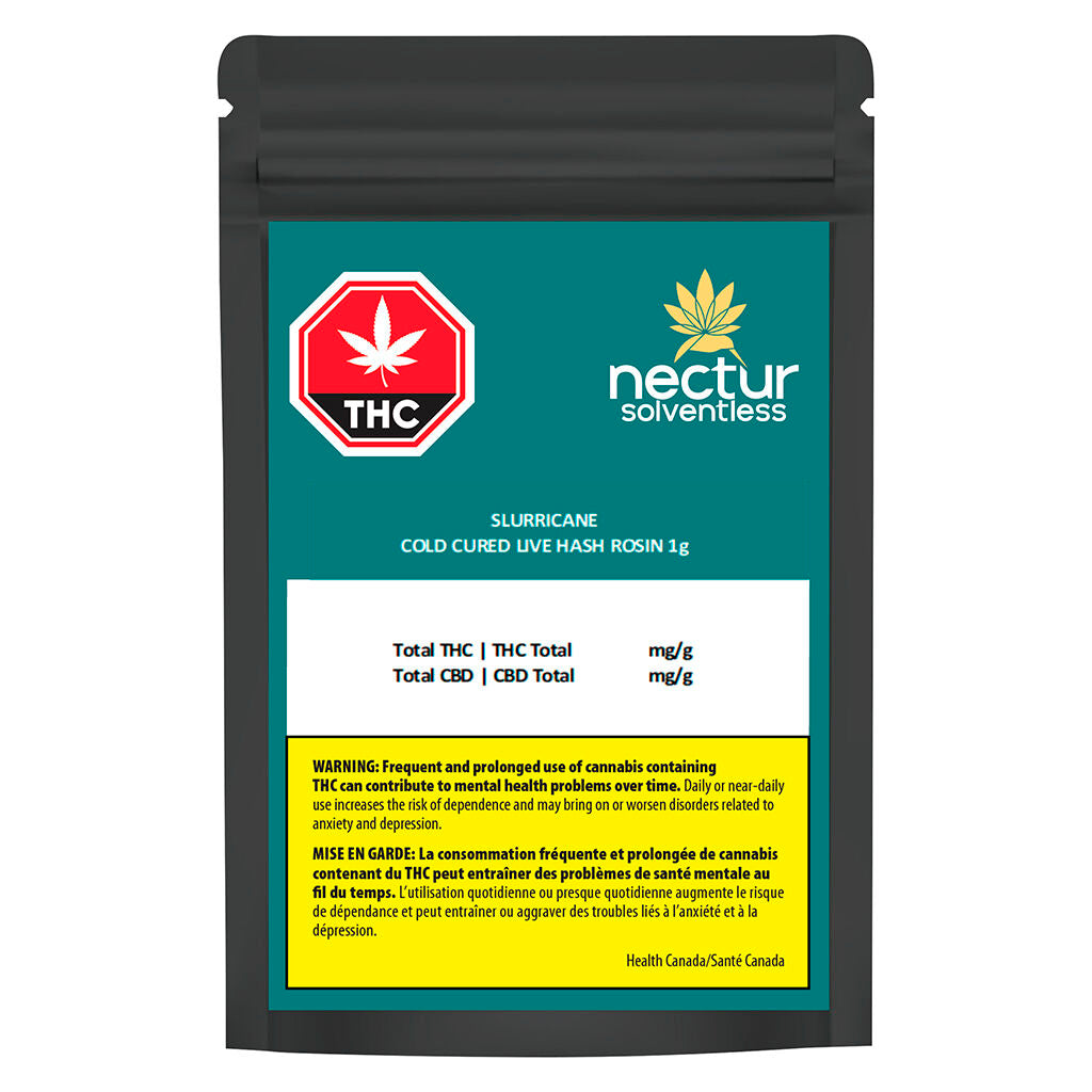Slurricane Cold Cured Live Hash Rosin - 