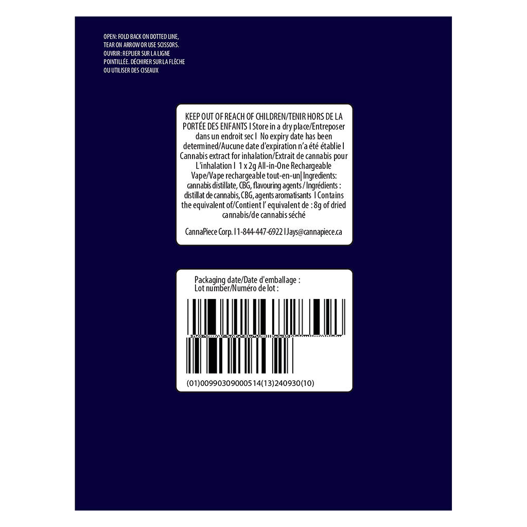 All-Night-Long 800+ Puffs THC + CBN AIO - 