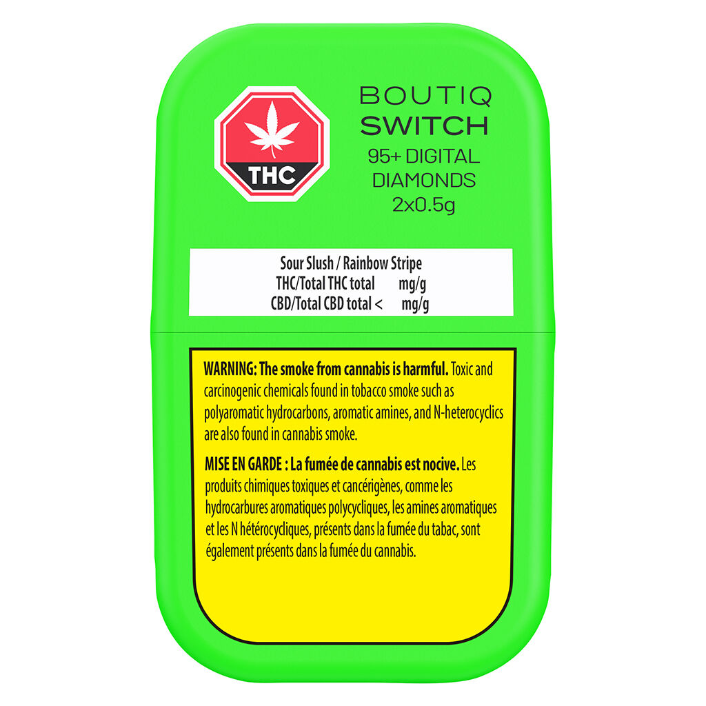 Switch 95+ Digital Diamonds Sour Slush / Rainbow Stripe AIO - 