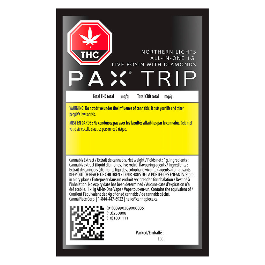 Trip Northern Lights - All in One Live Rosin with Diamonds